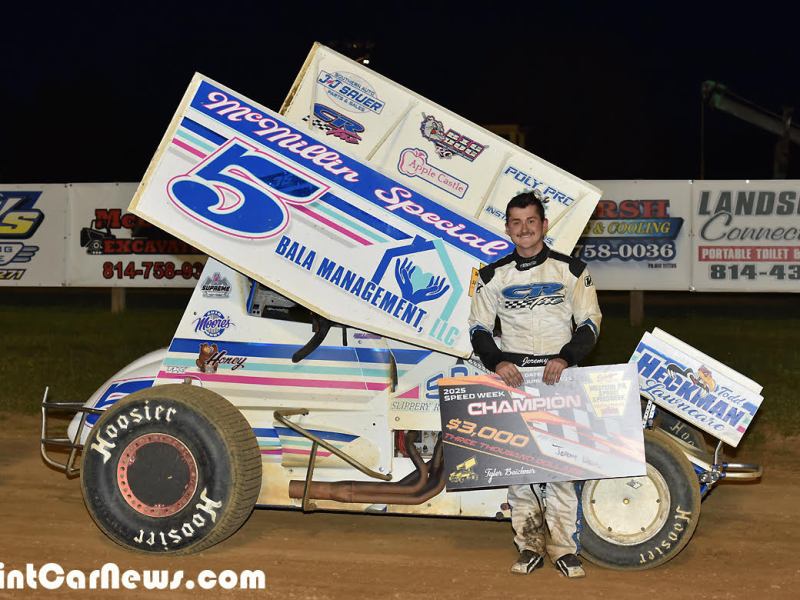 WEAVER COLLECTS RAIN-SOAKED CHAMPIONSHIP; TWO RUNNER-UPS LEAD TO FIRST CAREER WESTERN PA SPEEDWEEK&nbsp;TITLE